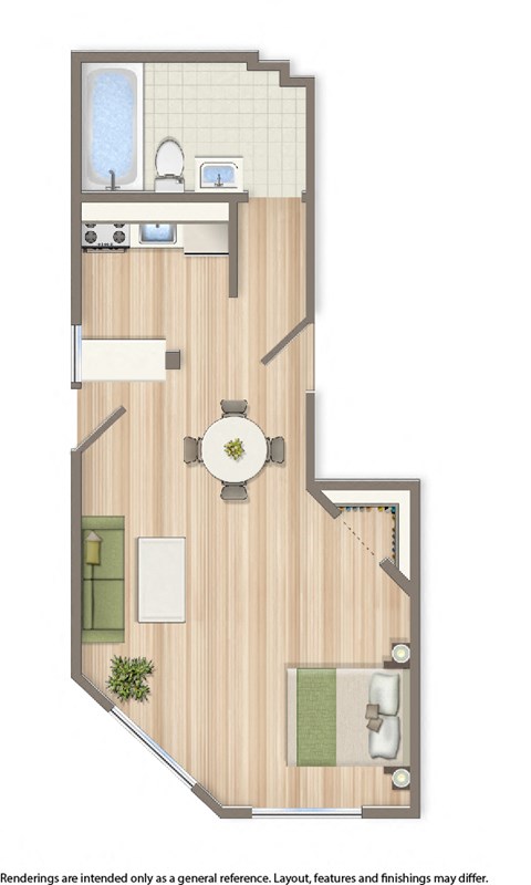 dupont apartments studio floor plan